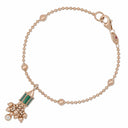 Belle Vante Art Deco Bracelet with Malachite and Diamonds