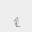 Belle Vante Comète Chevron Ring 18K White Gold Diamonds