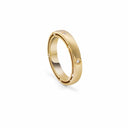 Belle Vante Yellow Gold and Diamonds Wedding Band 3.40 mm