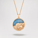 Belle Vante Zodiaque Long Necklace Cancri Cancer with Blue Quartz