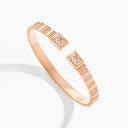 Belle Vante 18K Rose Gold Diamond Slip-On Bracelet