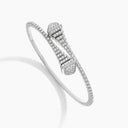 Belle Vante Rev Full Diamond Slim Slip-On Bracelet