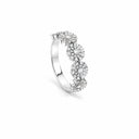 Belle Vante White Gold and Diamond Ring with Flowers