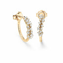 Belle Vante Yellow Gold Diamond Earrings 0.45 Carats