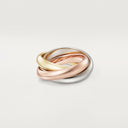 Belle Vante Trinity Ring Large Model 18k Three-Tone Gold 4.4mm
