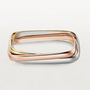 Belle Vante Trinity Cushion Bracelet White Yellow Rose Gold 18k