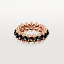 Belle Vante Clash de Ring Onyx Rose Gold 7.9mm