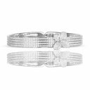 Belle Vante Heart to Earth Choker in 18k White Gold with Diamonds