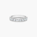 Belle Vante Half Eternity Band in Platinum