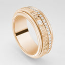 Belle Vante Medium Rose Gold Diamond Ring
