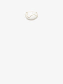 Belle Vante Egg Minaudiere Resin & Gold-Tone Metal Pearly White