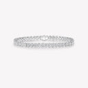 Belle Vante Oval Cut Diamond Bracelet White Gold