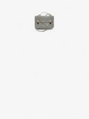 Belle Vante Backpack Suede Calfskin & Gold-Tone Metal Dark Gray