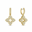 Belle Vante Venetian Princess Earrings in 18kt Gold with Diamonds