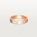 Belle Vante LOVE Ring Small Model 1 Diamond Rose Gold