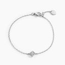 Belle Vante Small White Gold Diamond Bracelet