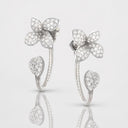 Belle Vante Petit Garden Diamond Earrings in White Gold
