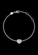 My Happy Hearts Bracelet Ethical White Gold Diamonds