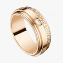 Belle Vante Medium Rose Gold Diamond Decor Palace Ring