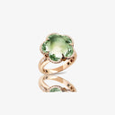 Belle Vante Bon Ton Ring in 18k Rose Gold with Prasiolite and Diamonds
