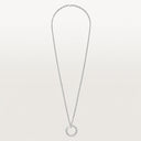 Belle Vante Juste un Clou Long Necklace Multi-Wear Extra-Large White Gold