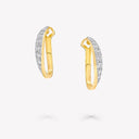 Belle Vante Spiral Diamond Earrings