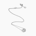 Belle Vante Avenues Mini Diamond Chain Necklace White Gold