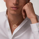 Belle Vante LOVE Pendant Paved Necklace 18k Yellow Gold