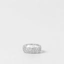 Belle Vante Coco Crush Ring Small 18K White Gold Diamonds