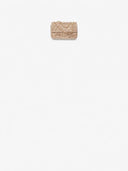 Belle Vante Evening Bag Knit Pearls & Gold-Tone Metal Gold