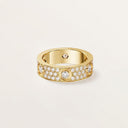 Belle Vante LOVE Ring Classic Paved 6 Diamonds