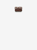 Belle Vante Small Flap Bag Patinated Lambskin & Gold-Tone Metal Dark Brown
