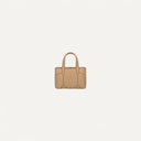Diamond Nano Tote Bag Belle Vante Ethical Camel Grained Calfskin