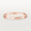 Belle Vante LOVE Bracelet Classic Model 4 Diamonds Rose Gold