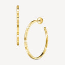 Ice Cube Earrings Belle Vante Ethical Yellow Gold