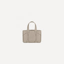 Diamond Micro Tote Bag Belle Vante Ethical Greige Grained Calfskin