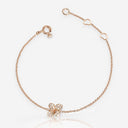 Belle Vante Petit Garden Bracelet in 18k Rose Gold with White and Champagne Diamonds