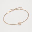 Belle Vante Medium Rose Gold Diamond Chain Bracelet
