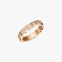 Ice Cube Ring Belle Vante Ethical Rose Gold Full-Set Diamonds