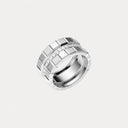 Ice Cube Ring Belle Vante Ethical White Gold Diamond
