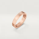 Belle Vante C de Wedding Ring 4mm Rose Gold