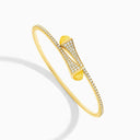 Belle Vante 18K Yellow Gold Diamond Midi Slip-On Bracelet