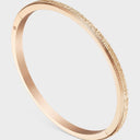 Belle Vante Medium Rose Gold Diamond Decor Palace Bracelet