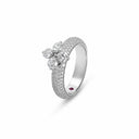 Belle Vante Love in Verona Ring in 18kt White Gold with Diamonds