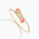 Belle Vante 18K Yellow Gold Diamond Slip-On Bracelet