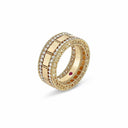 Belle Vante Art Deco Ring in 18k Yellow Gold with Diamonds