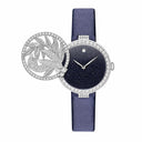 Belle Vante Secret Watch White Gold Diamonds Aventurine 30mm