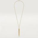 Belle Vante Panthère Paved Necklace Yellow Gold Diamonds Emeralds