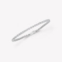 Belle Vante Round Diamond Slim Bracelet White Gold