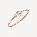 Happy Hearts Bangle Diamond Ethical White Gold